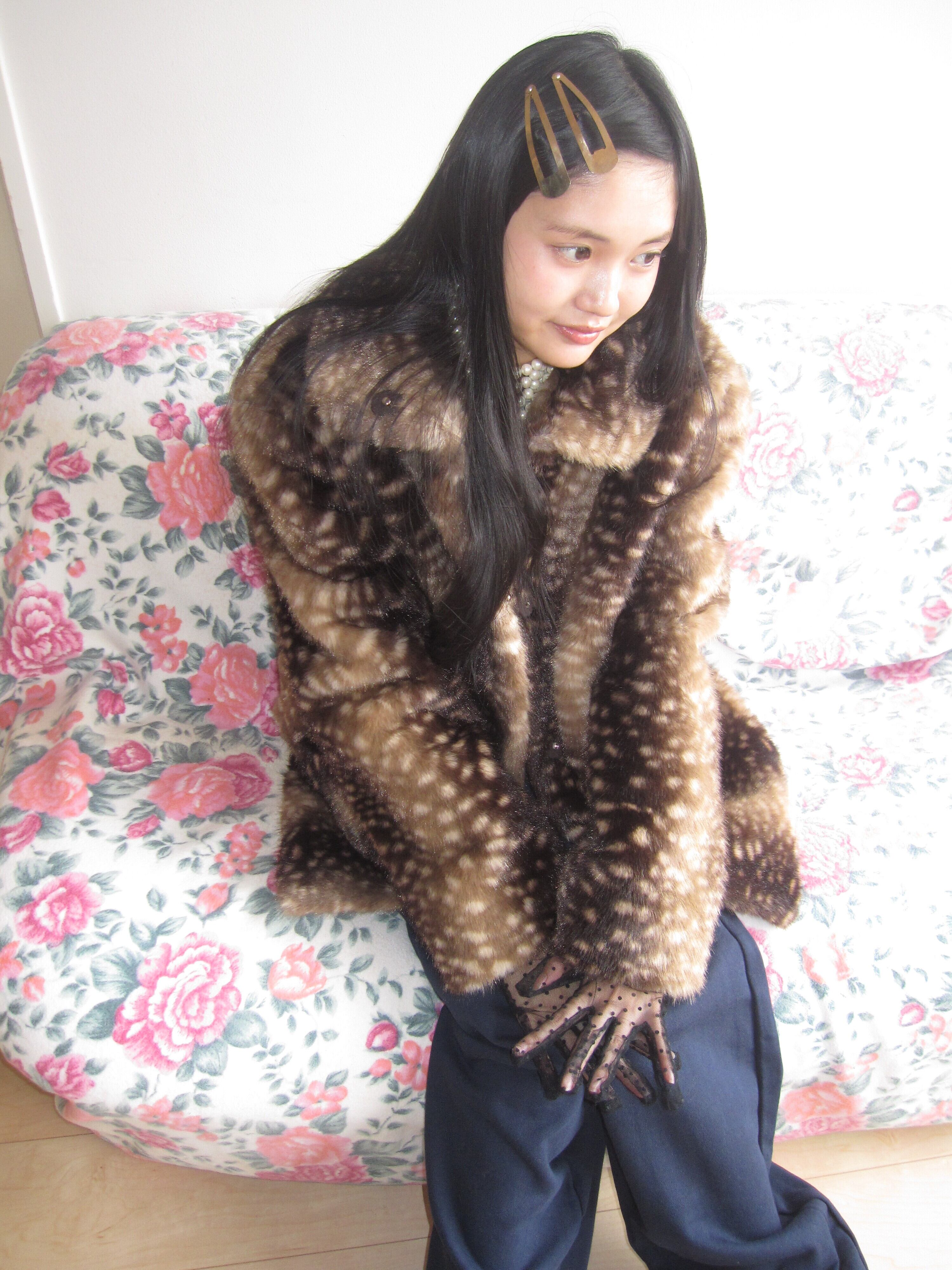 Bambi Fur Jacket brown | n.k atelier