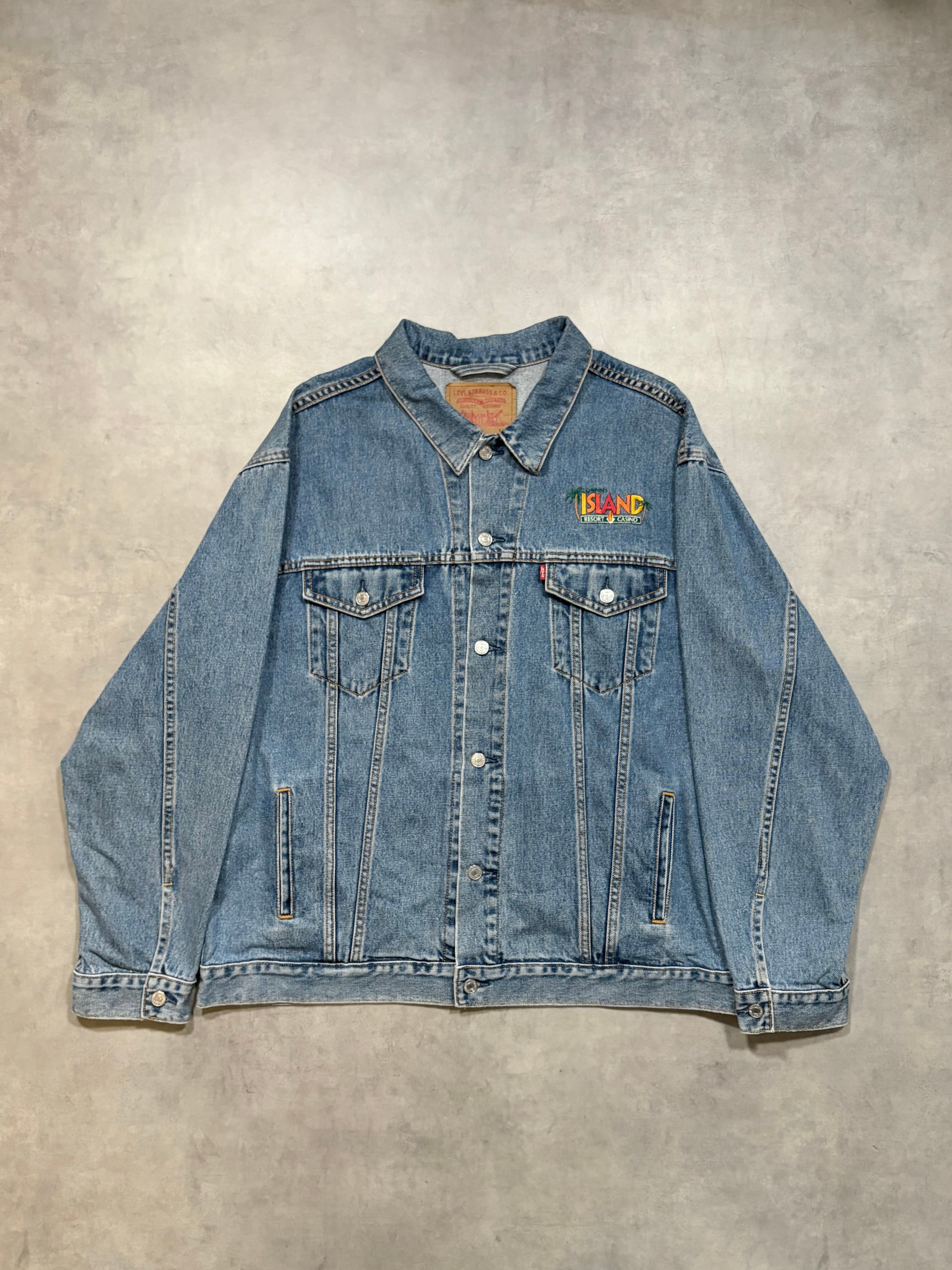 90年代 イタリア製 REPLAY デニムジャケット メンズXL 古着 90s
