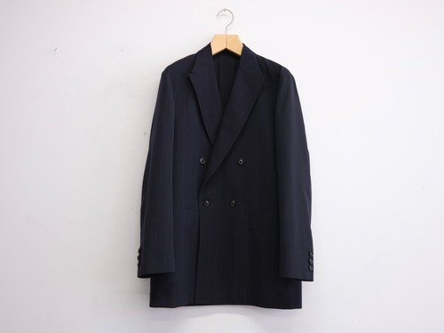 ULTERIOR” WOOL WASHI STRIPE DB JK”