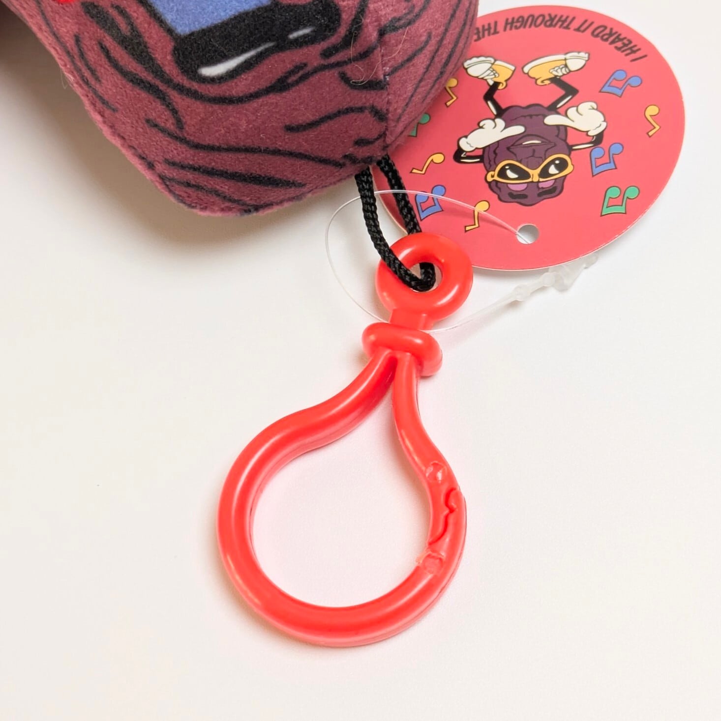 【 California Raisin ( カリフォルニアレーズン ) 】マスコット / ぬいぐるみキーホルダー / プラッシュキーホルダー 〚アメリカン雑貨 アメトイ〛