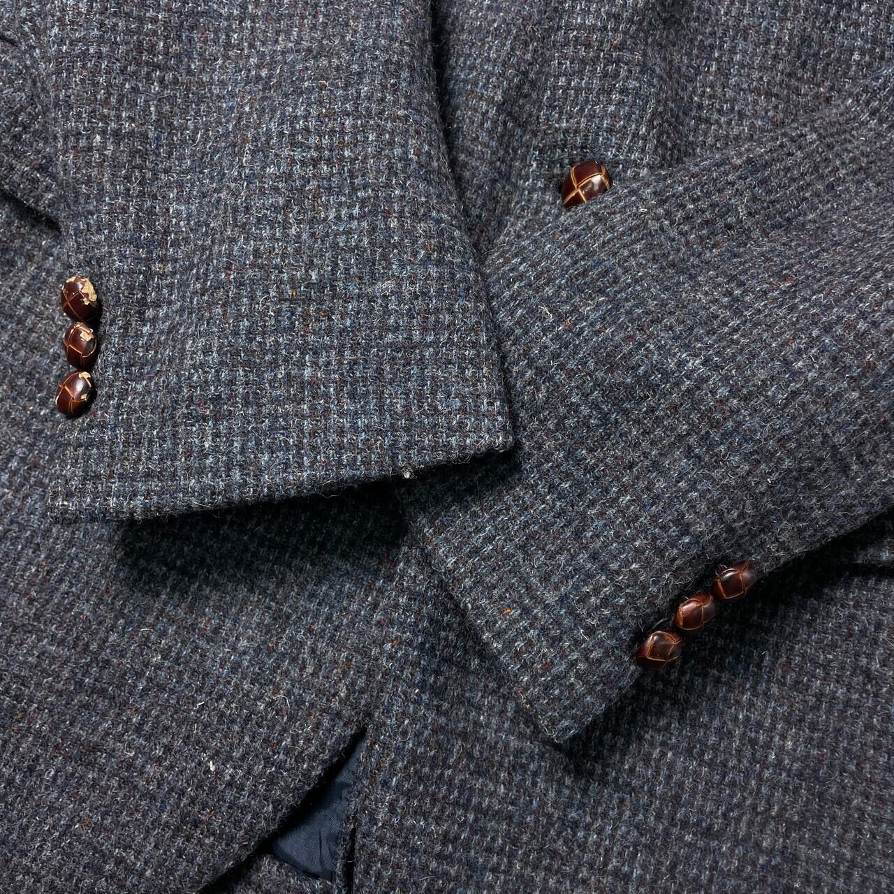 80年代 USA製 HARRIS TWEED ハリスツイード ウールテーラード 80年代 USA製 HARRIS TWEED ハリスツイード ウールテーラード