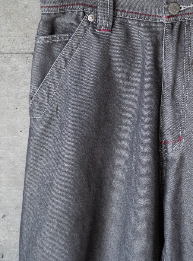 "PJ's Surf" used Grey denim half pants