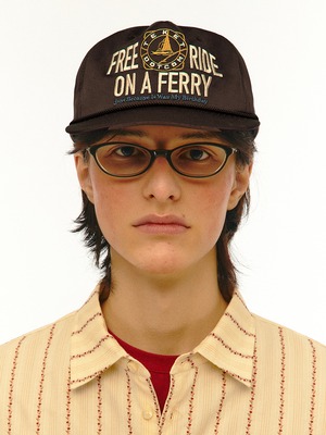 [teket] Ferry Satin Cap Dark Brown 正規品 韓国ブランド 韓国ファッション 韓国代行 日本 店舗 テケット