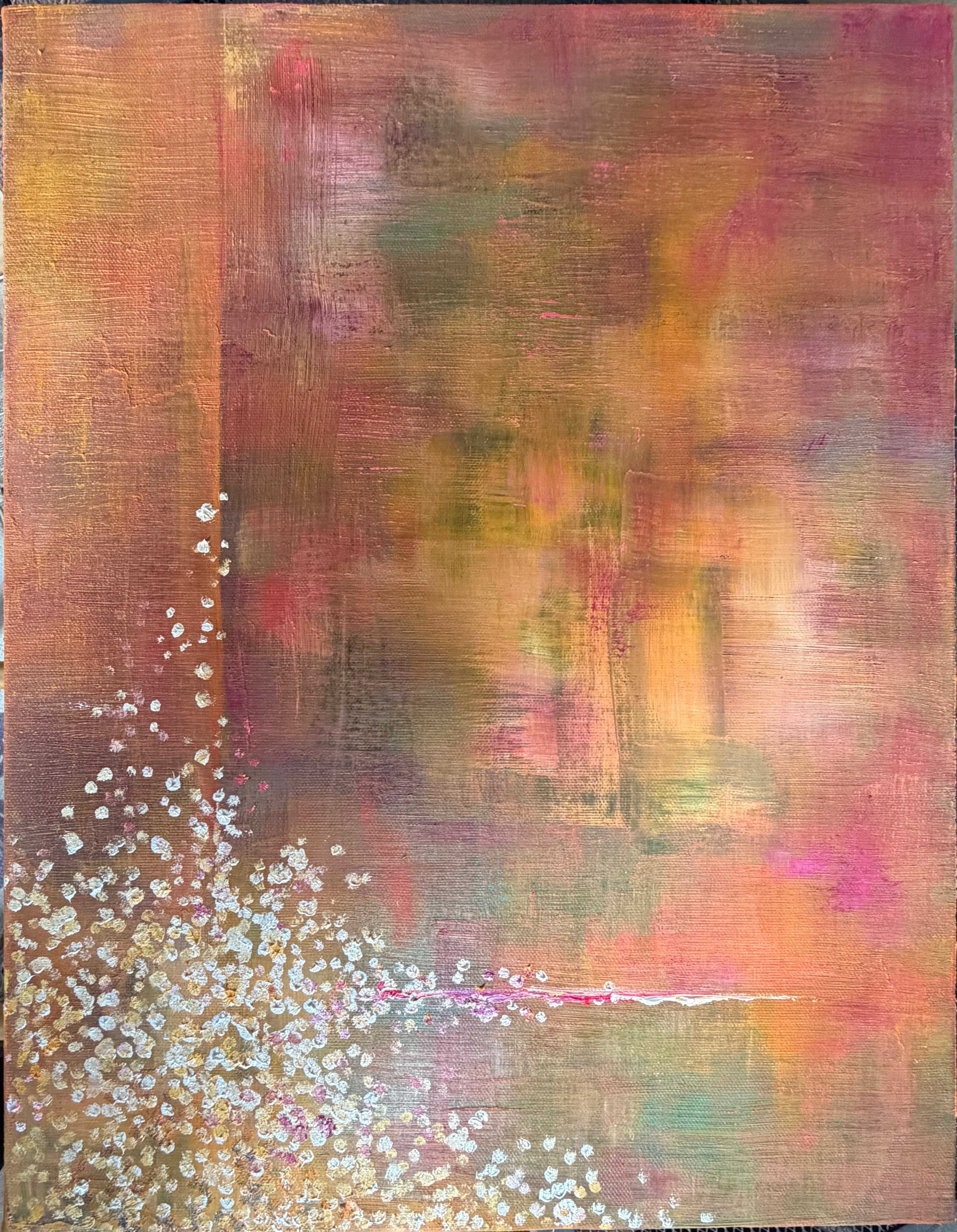 油絵 絵画 【白樺の花畑】 | PAY ID