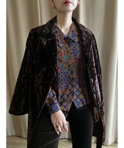rinet ciug paisley pattern retro shirt-3755-11