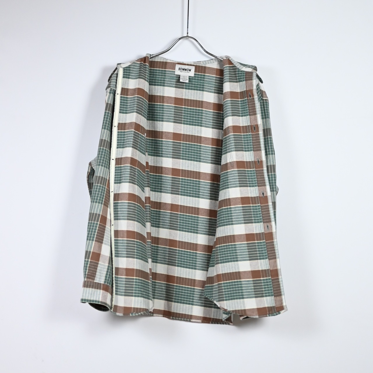 BOWWOW / MOUNTAIN POCKET FLANNEL SHIRT