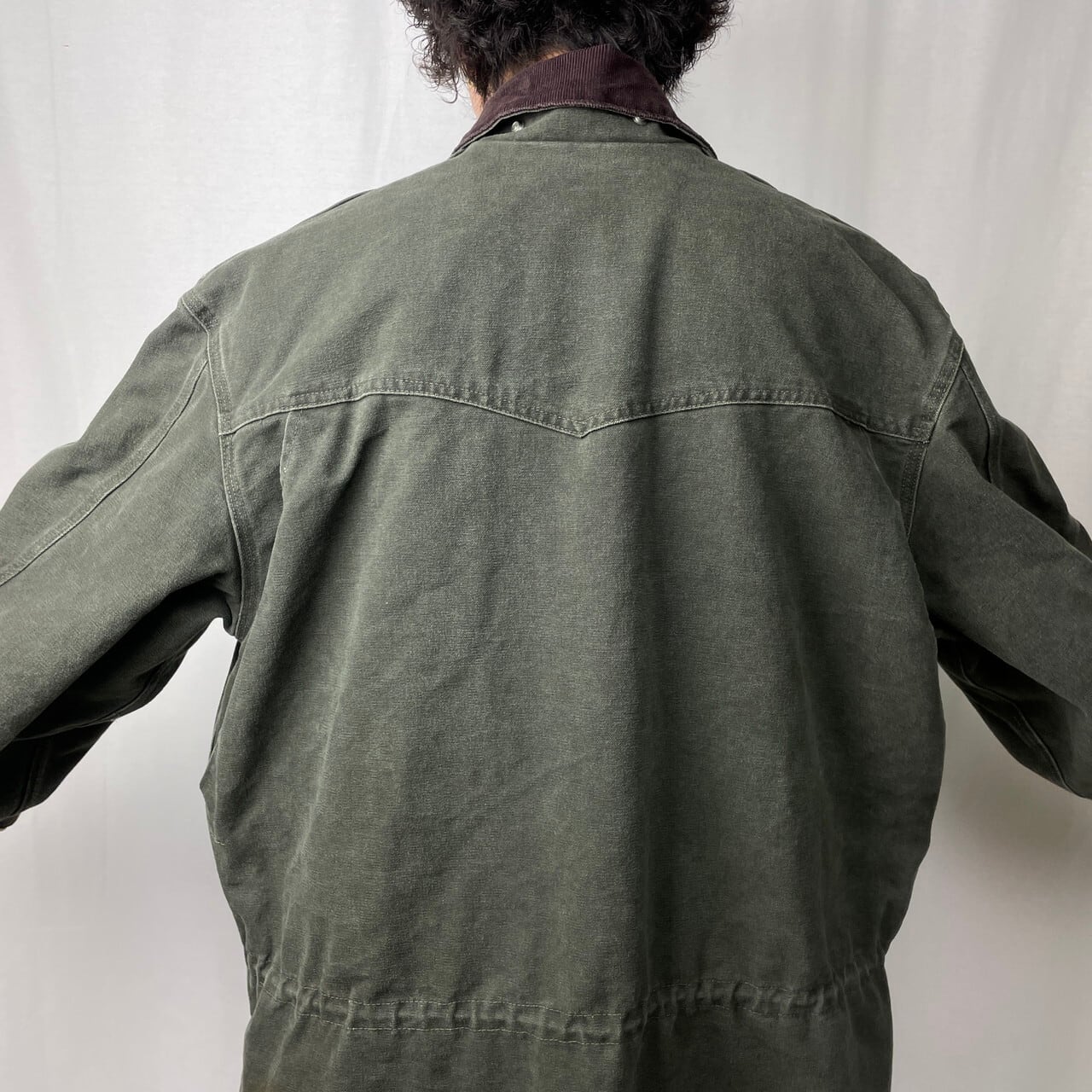 90年代 Carhatt カーハート ワークジャケット ハーフコート メンズ2XL