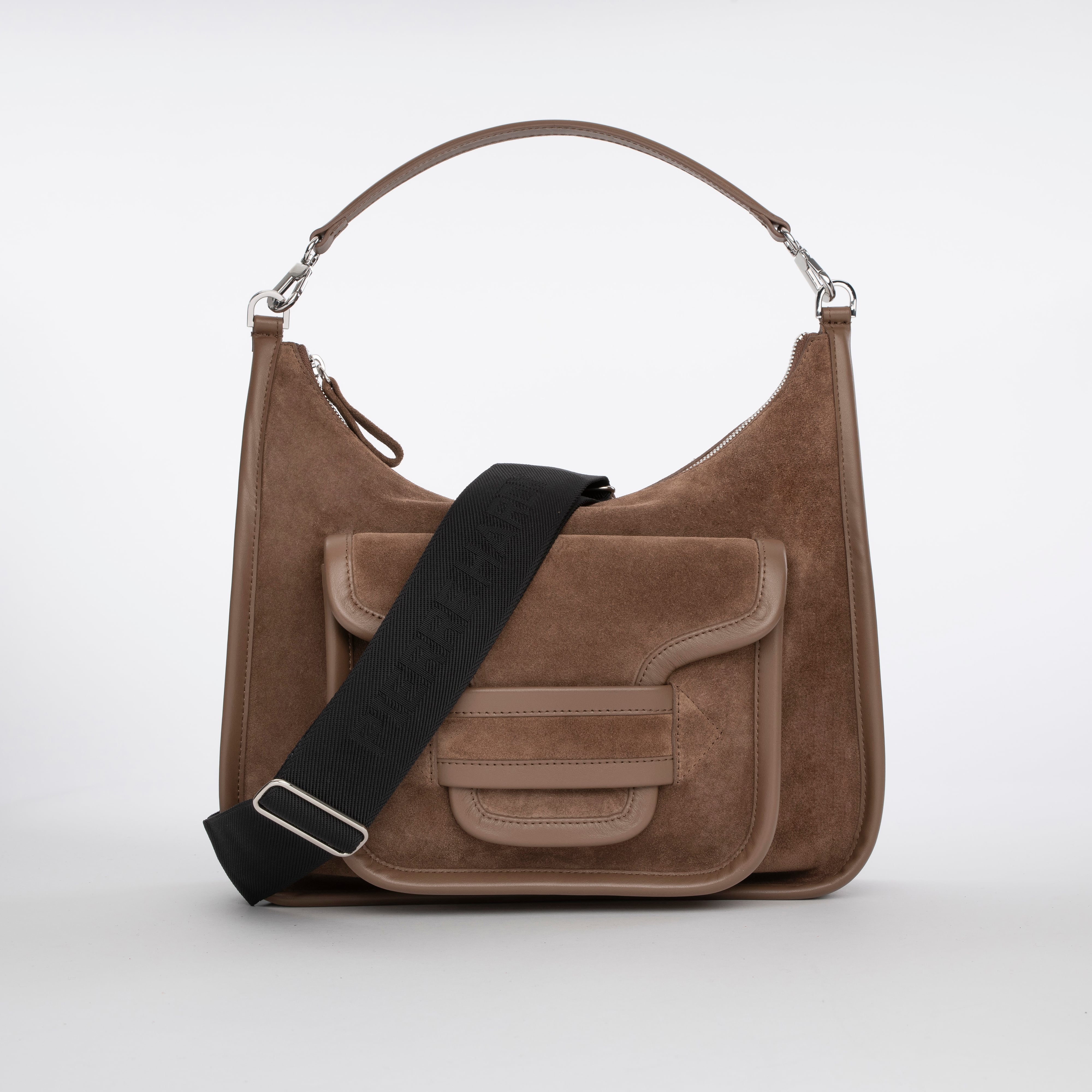 PIERRE HARDY ALPHA DAY MAXI BAG LIGHT BROWN CAMEL