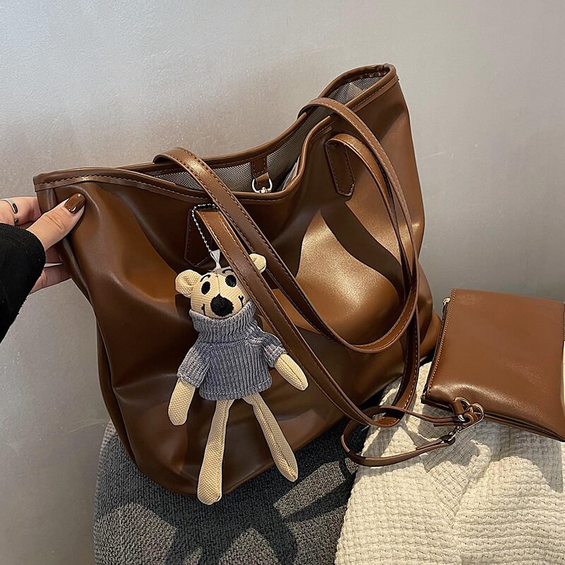 オータムウィンターレザーショルダーバッグ 秋物 冬物 トートバッグ Tiancai_Wing_Bag90725686671