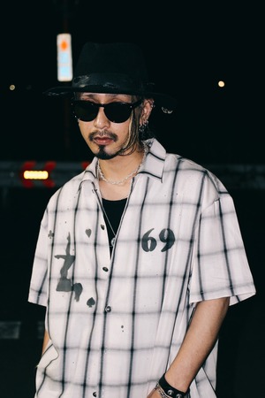 Decadent Stencil Check  Shirt