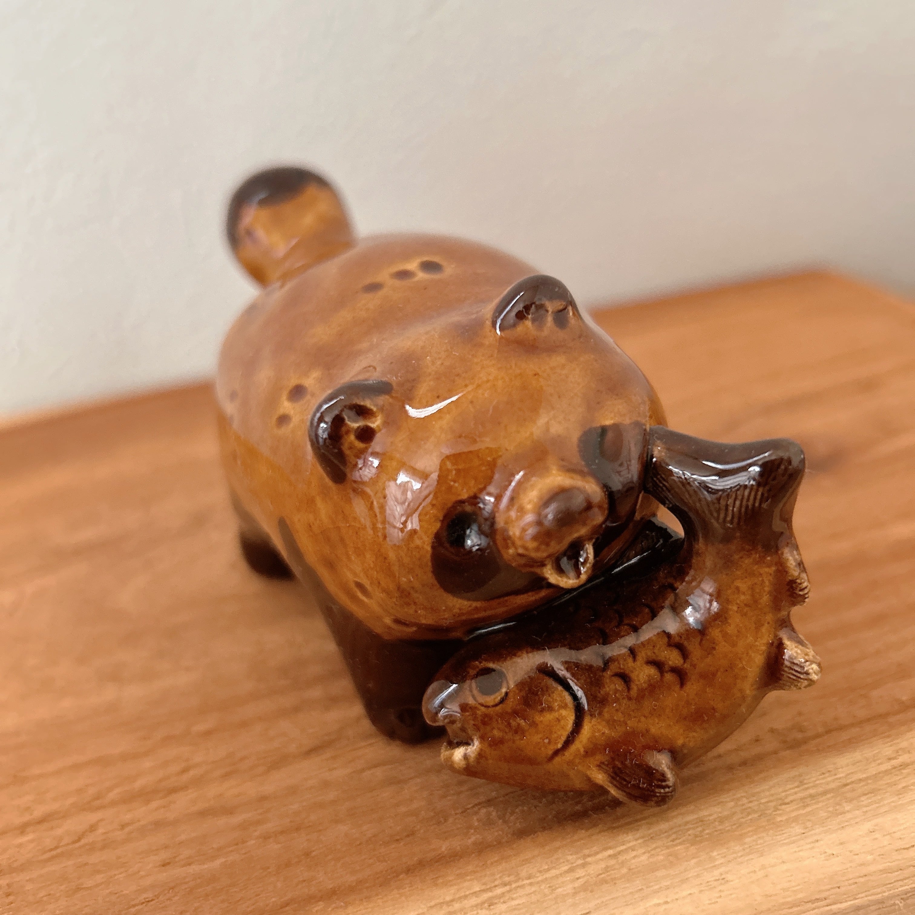 木彫りの熊風たぬき 捕獲失敗③ | BlueBell