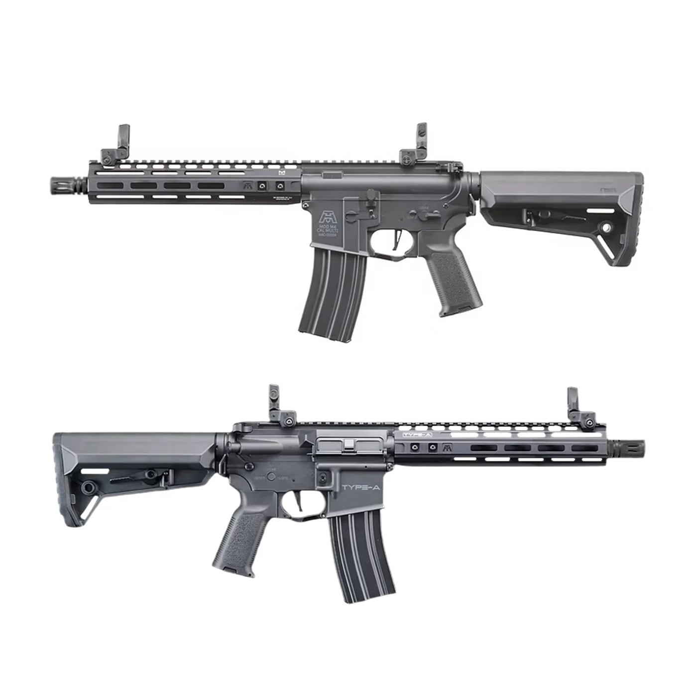 LANCER TACTICAL Gen 3 BG Defense Licensed Type-A MK2 10 Airsoft M4