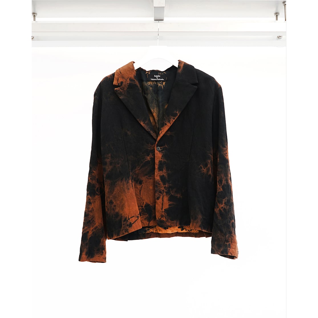kujaku] (クジャク) J-879 Wide-Lapel Bleached Tailored Jacket