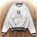 90's the game 〝 LOSANGELES RAIDERS 〟 Reverse Weave Type Sweat / Size X - LARGE