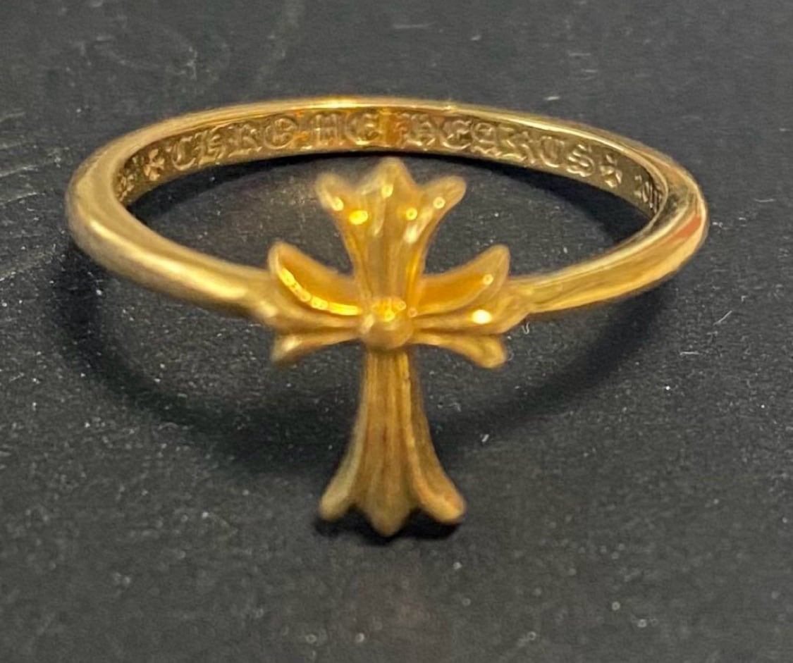 CHROME HEARTS クロムハーツ バブルガムリング 22K 指輪