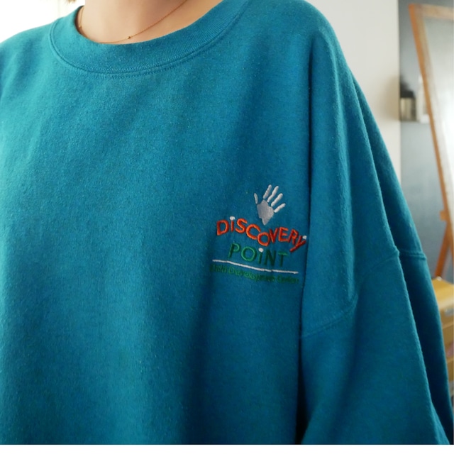 90s GILDAN hand point sweat