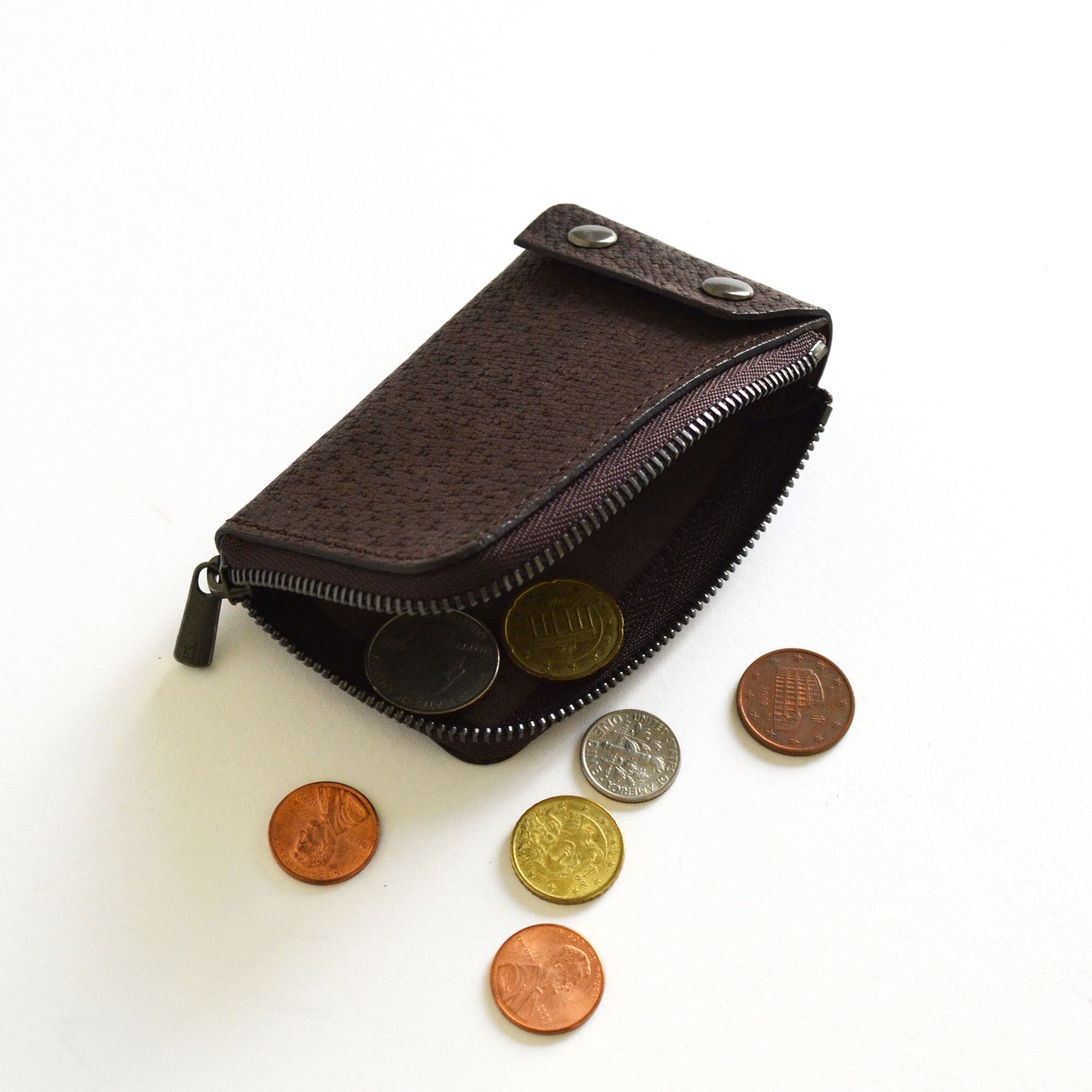 超希少　レザーケース　鯨革＆猪革 超希少 レザーコインケース 鯨革＆猪革