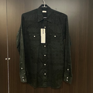 "未使用品" ORIAN WESTERN SHIRT BANDANA PRINT
