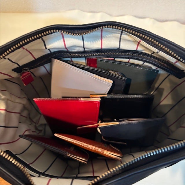 B.stuff　 再入荷！ナイロンコンビ変形2WAYショルダー(クロ)