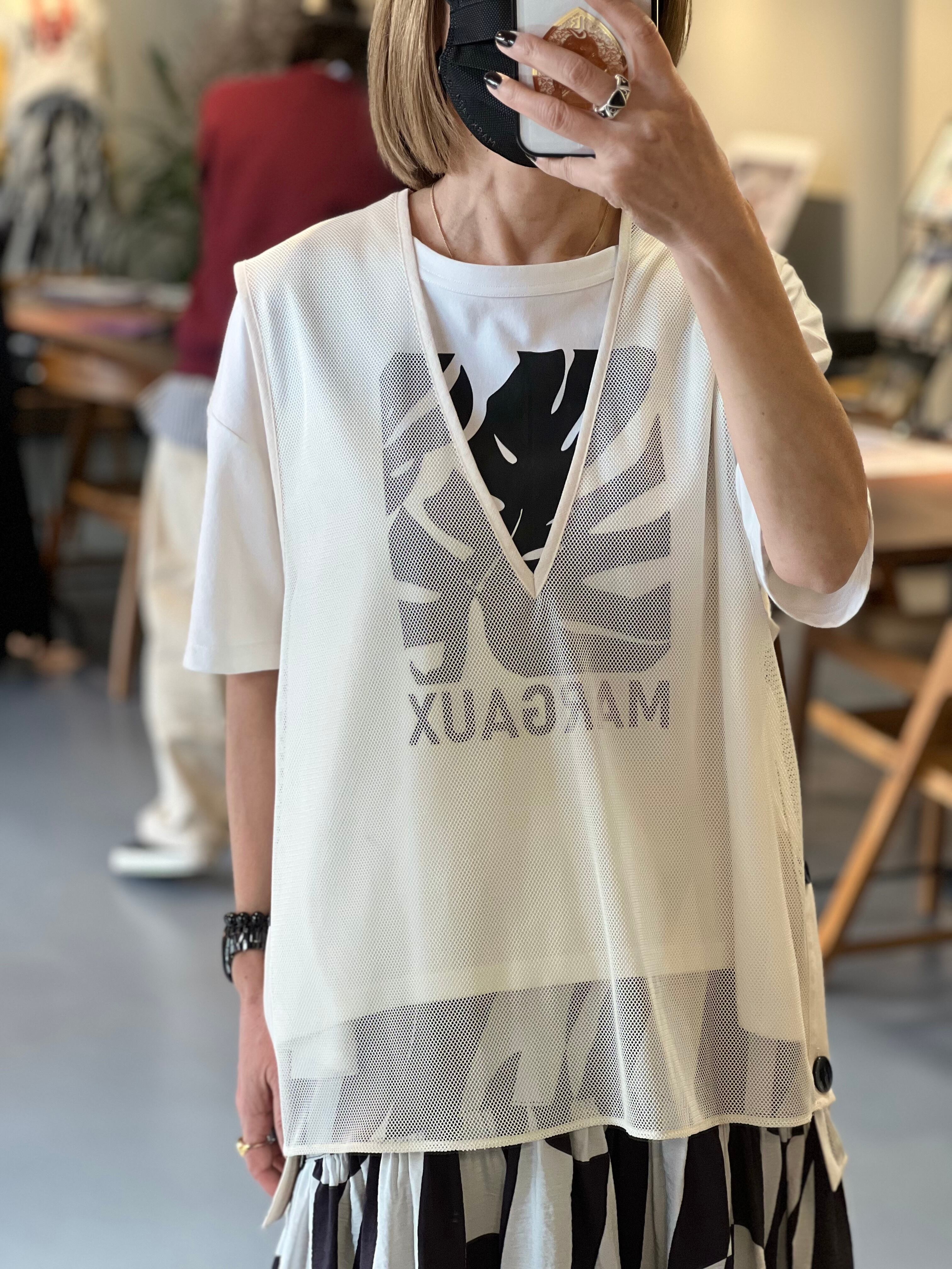 マルゴーヴィンテージ新品✨26SSメッシュサイドボタンベスト 予約販売【 Margaux Vintage 】メッシュサイドボタンベスト (26045) 3