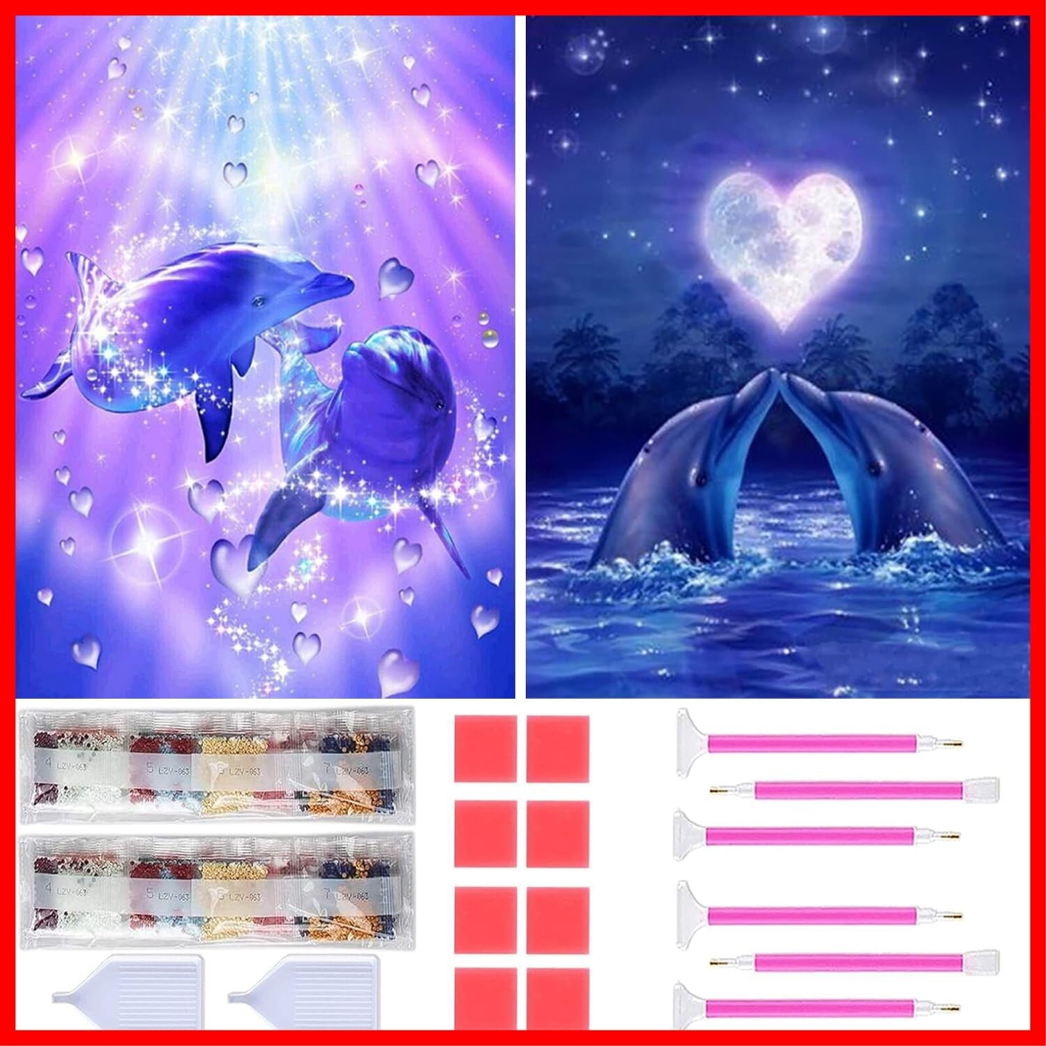 【在庫処分】ダイヤモンドアート キット 四角いビーズ 全面 ダイアモンドビーズ絵画キット DIY かわいい人気 手作り絵画 モザイクアート 5D ダイヤモンド塗装 初心者 大人の子供 全面貼り付