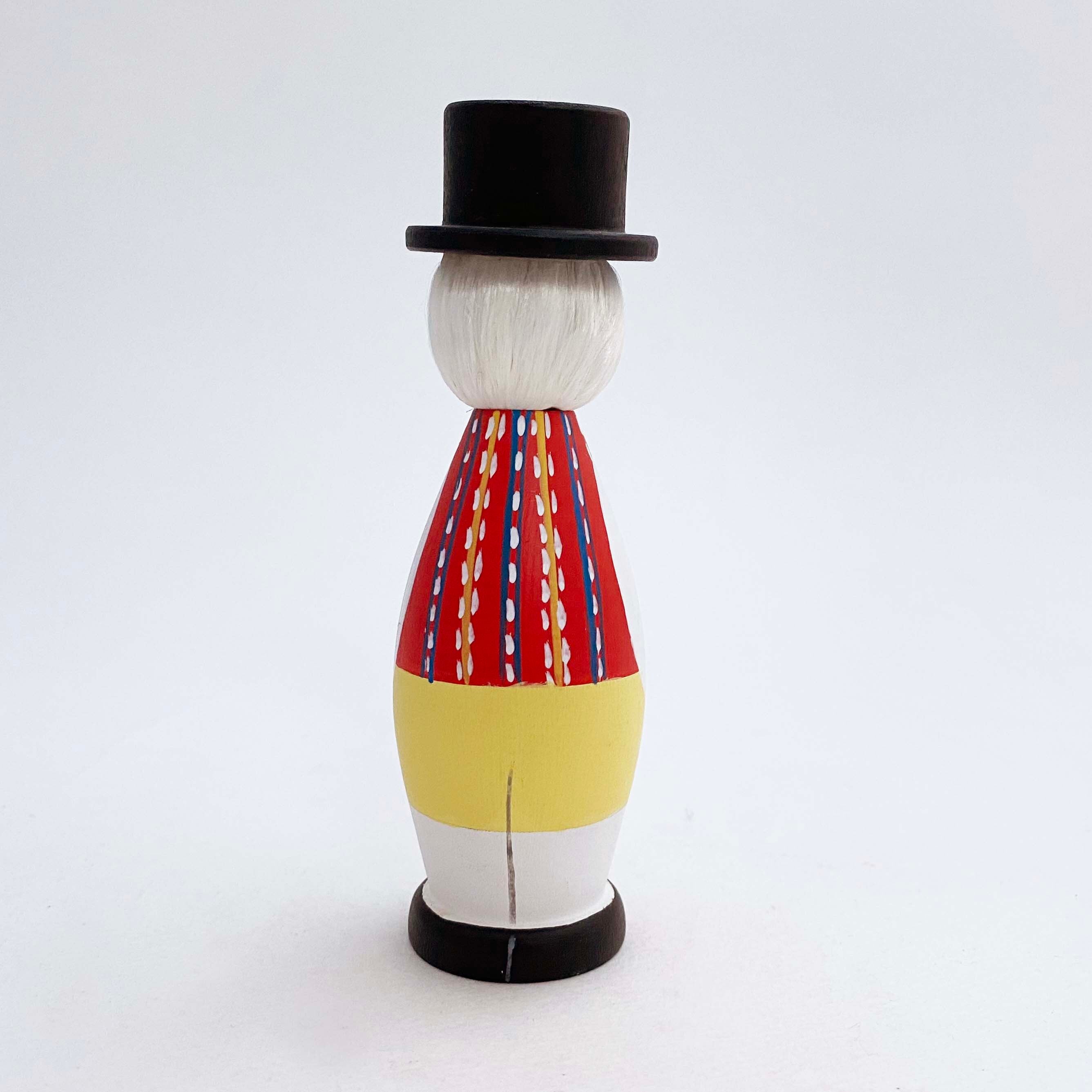 スウェーデンの民族こけし（男の子13cm）