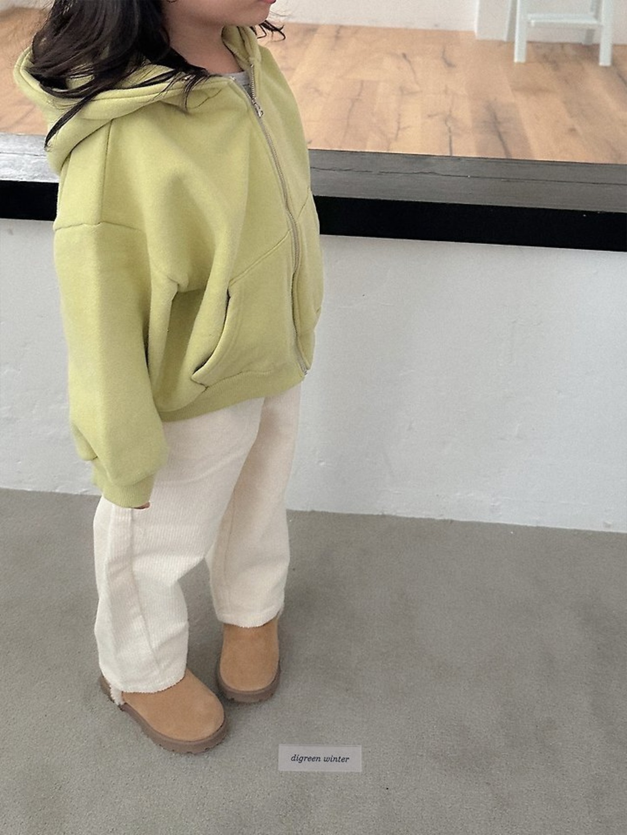 〖取寄〗韓国子供服 / 26winter / Digreen / キャラメルフードジップアップ / キッズ / 冬服 *S~2XL*