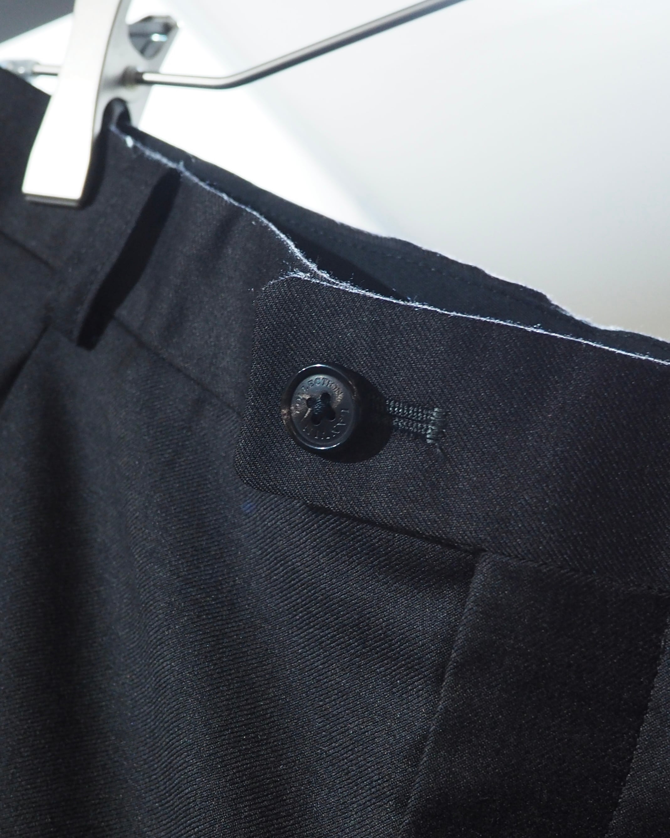 " LANVIN collection - 極上 " Special Pure Wool Wide Slacks Pants