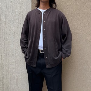 SNAP BUTTON SWEAT CARDIGAN