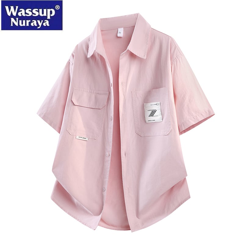WSシリーズ】☆シャツ☆ 3color トップス 半袖 ユニセックス 大きい
