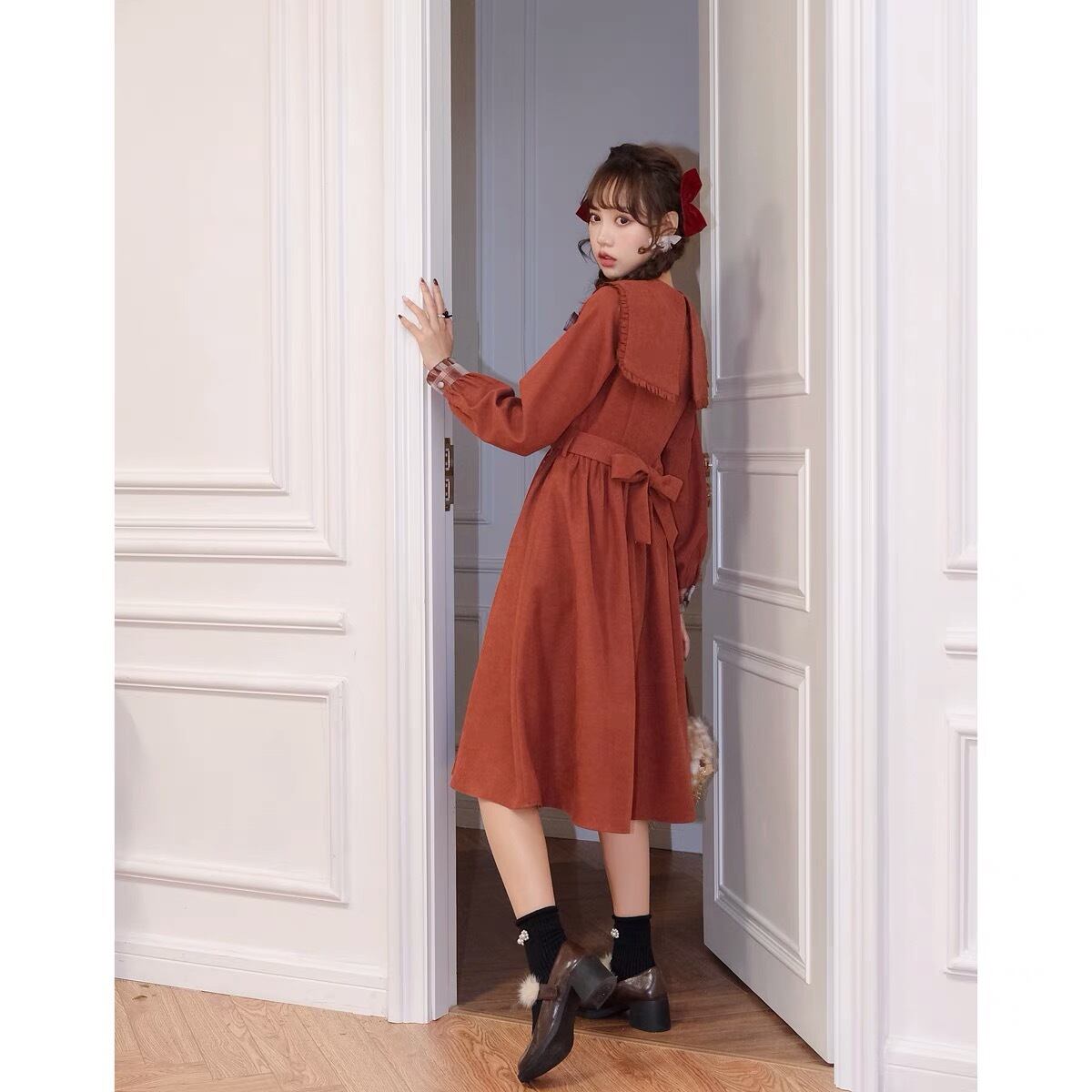 herlipto ♡ 出せ Victoria Park Long Dress 