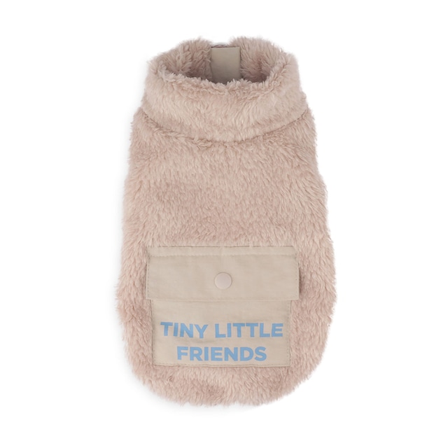 Hi Bear Fur zip-up Jacket（Beige） / monchouchou