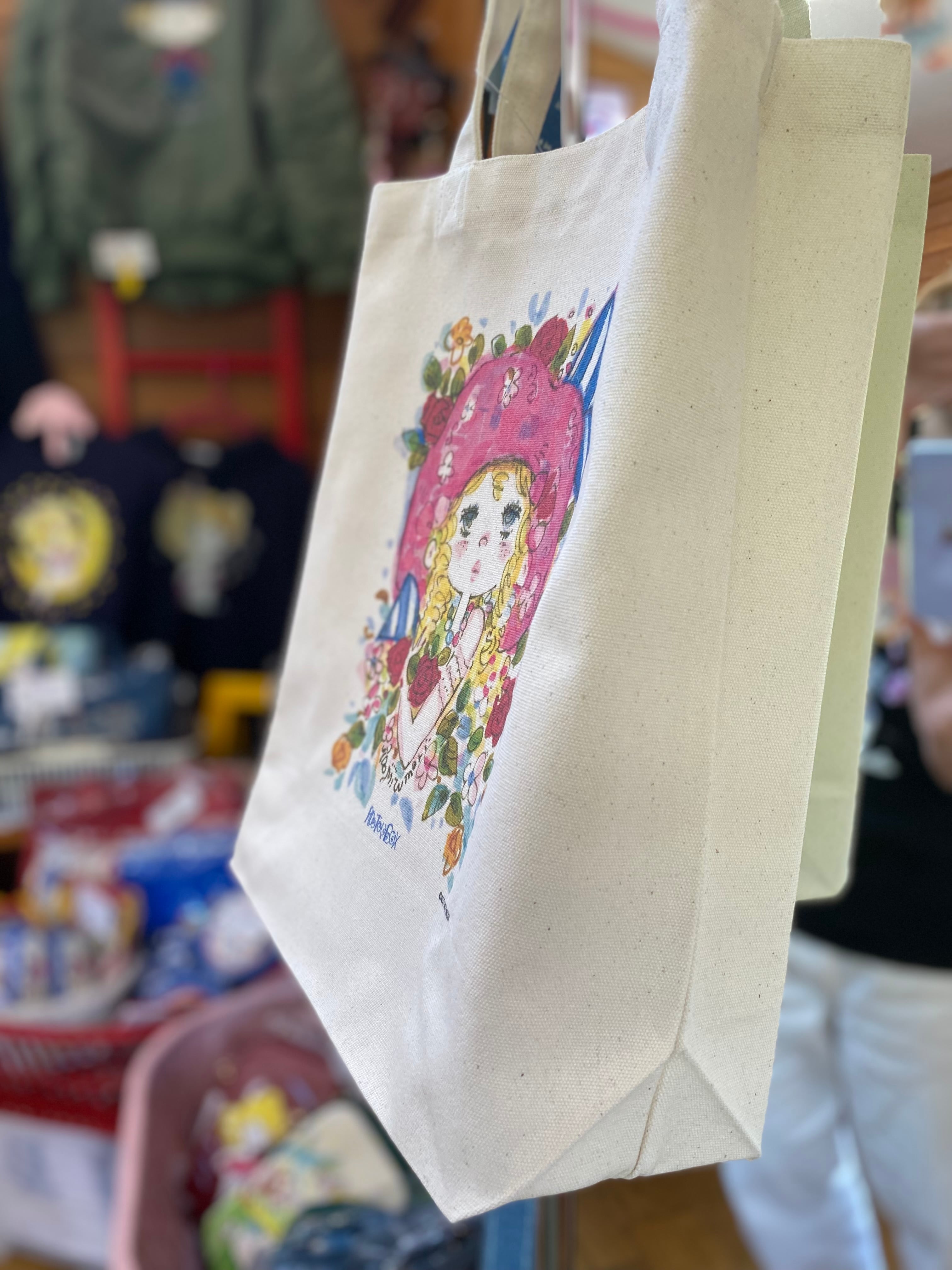 水森亜土のおもちゃ箱画廊 BIGトートバッグ | 水森亜土のおもちゃ箱