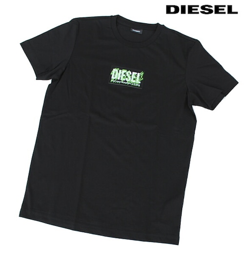 DIESEL ディーゼル Tシャツ 半袖 プリント Tシャツ メンズ　T-DIEGO-N34 BLACK 2020 秋モデル 送料無料