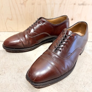 JOHNSTON&MURPHY LEATHER SHOES BROWN CAP TOE