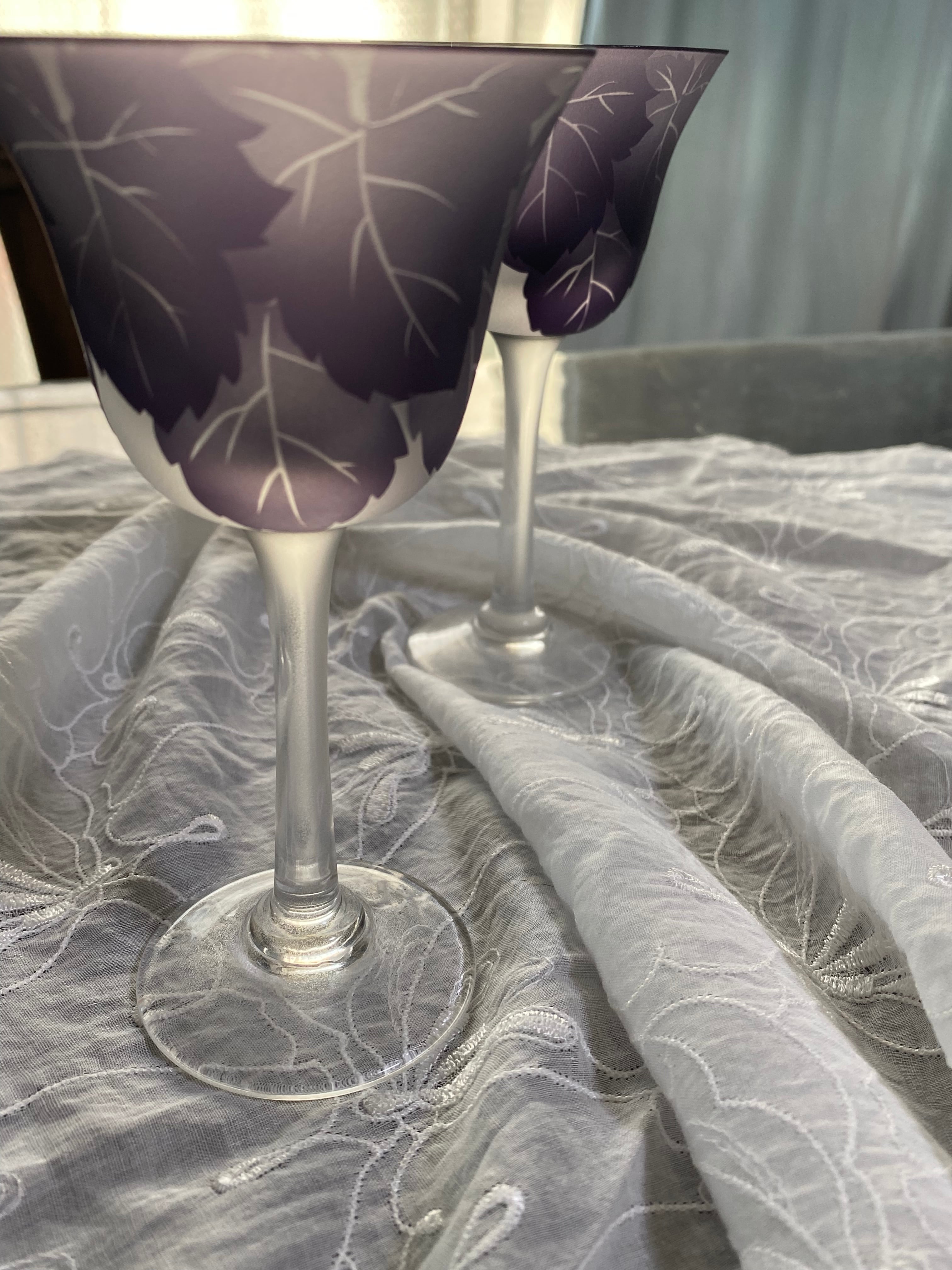 銀製ミニチュア シャンパンとグラス