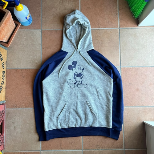 Deadstock "Walt Disney Production" Micky Mouse Hoodie Sweatshirt