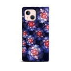 彩・胡蝶牡丹 - 和風 帯無 手帳型iPhoneケース【Re:design】