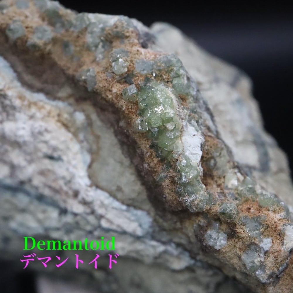 超レア！デマントイド アンドラダイト 81.6g ガーネット柘榴石 AND221