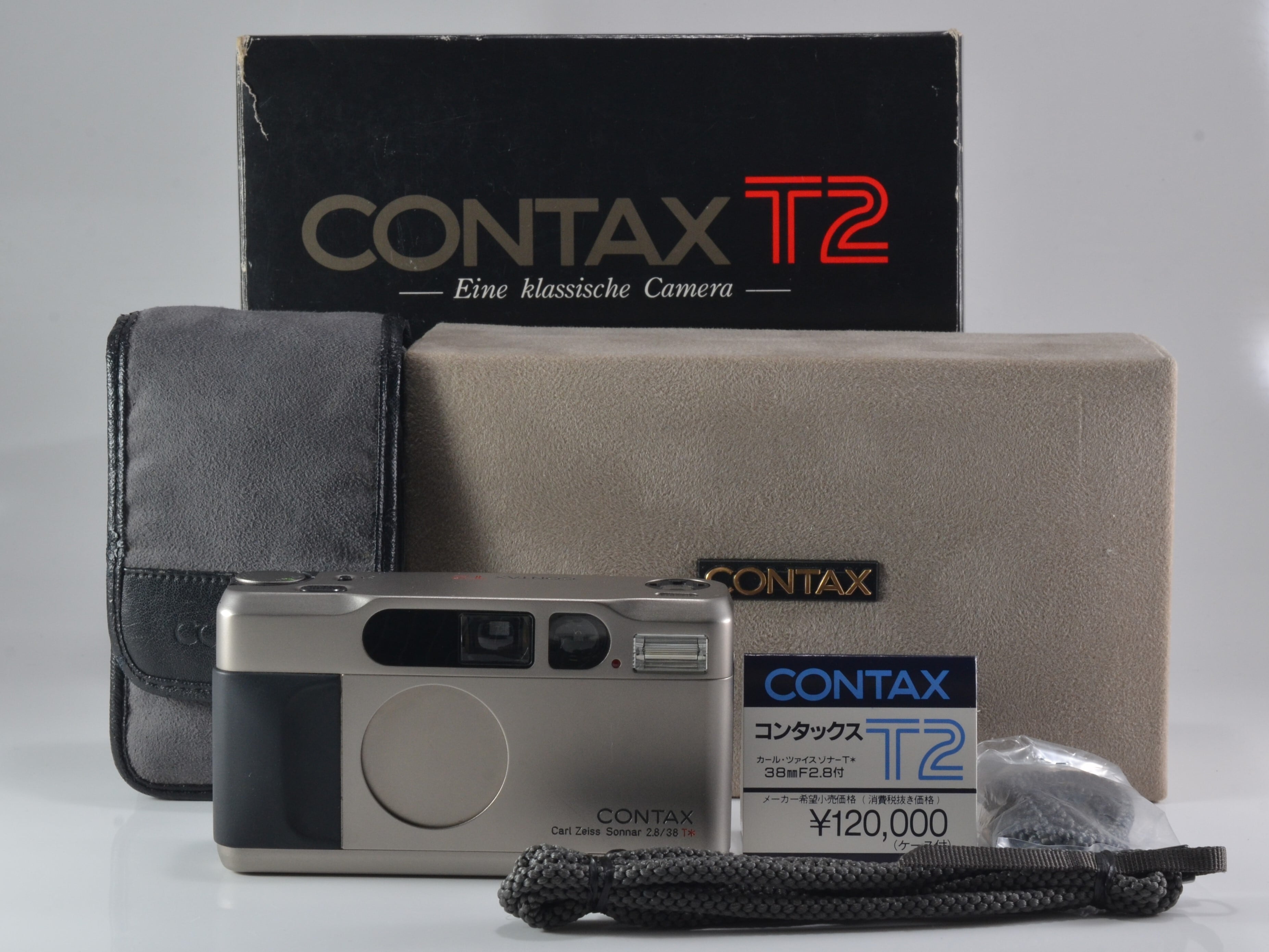 CONTAX  T2   カールツワイス　2.8 /38  動作確認済み