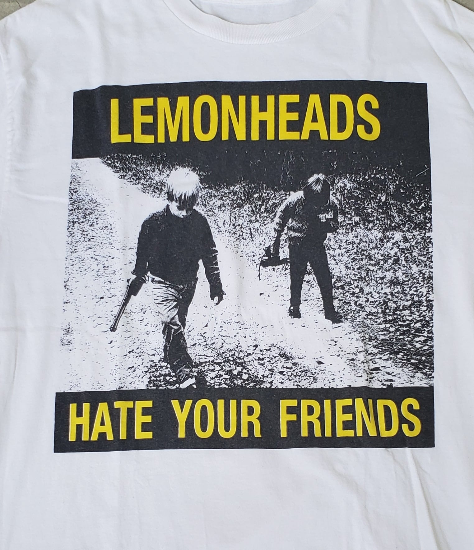 Vintage Rock Item ヴィンテージロックアイテム 90s The Lemonheads クルーネック Tシャツ ブラック 黒 詳細参照(L-XL位) レモンヘッズ トップス カットソー 半袖 バンド  【メンズ】