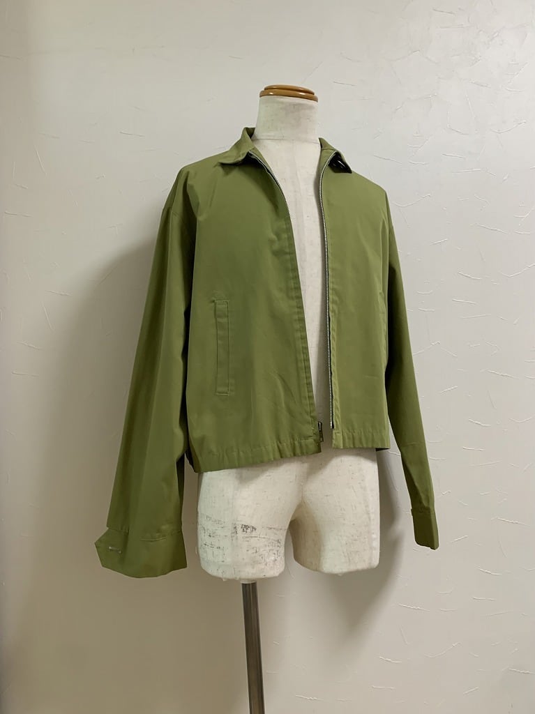 1970's Solid Color Zip-Up Short Jacket