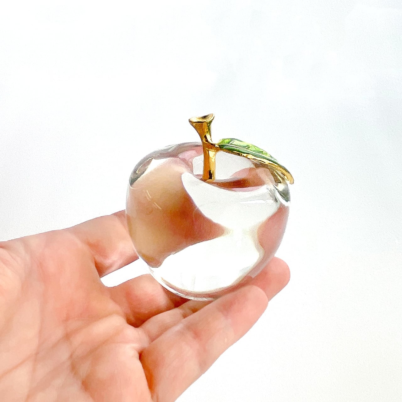 りんごのガラスオブジェ【efo2】 | Atelier B.ECUDES