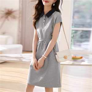 【送料無料】 ワンピース ロングワンピ ロング ひざ丈 袖あり 半袖 Vネック Aライン フレア 薄手生地 スウェット生地 可愛い 大人可愛い きれいめ シンプル カジュアル シック コンサバ 華やか 大人 上品 おしゃれ お洒落 主役級 こなれ感 無地 夏 レディース 女性用 ママ 20代 30代 40代 デート お出かけ 女子会 お呼ばれ 休日 お茶会 授業参観 着回し 普段使い ファッション コーデ スタイル 楽ちん 体型カバー 美脚 脚長 定番 プチプラ 着痩せ