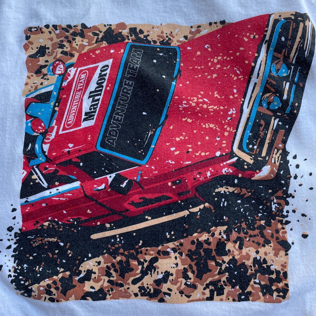 XZ381 Tシャツ マルボロ タバコ プロモ レースカー ポケT 90s XZ381 Tシャツ マルボロ タバコ プロモ レースカー ポケT 90s