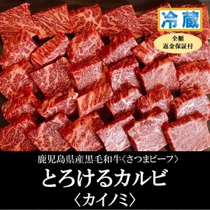 とろける　カルビ［カイノミ］500g＋特製無添加焼肉のタレ　返金保証