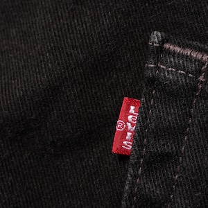 極美品 36×30 Levi’s 505 USA 02年 サルファーブラックデニムパンツ リーバイス