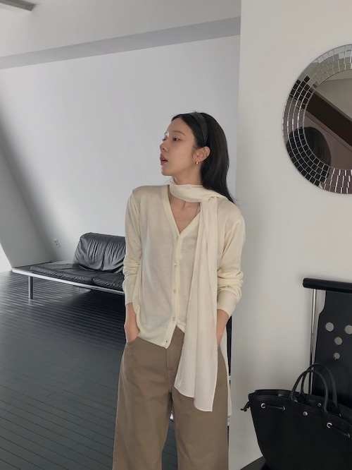 (予約) miel / Build cardigan 4color