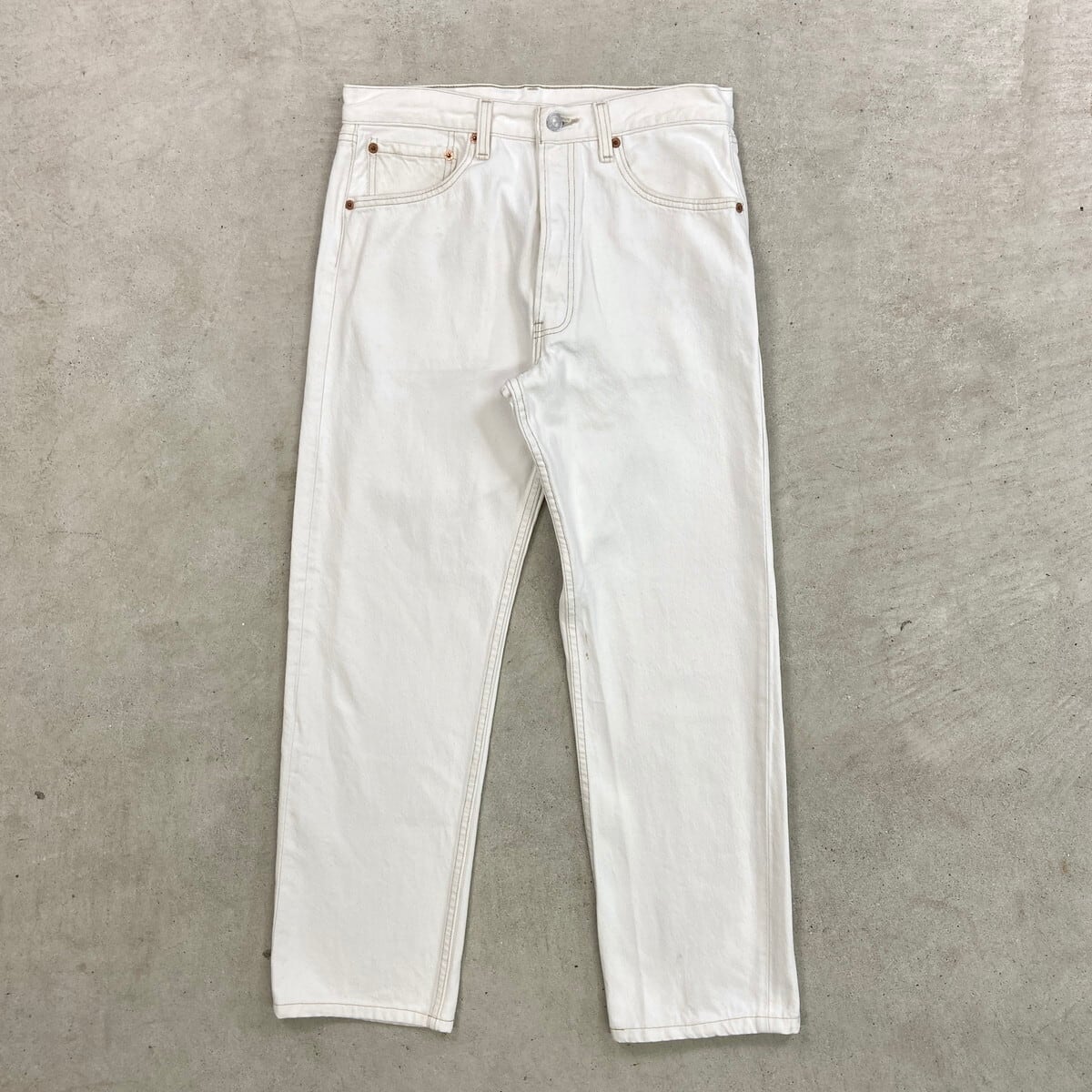 90年代 USA製 Levi's リーバイス 501 ホワイトデニムパンツ ストレート