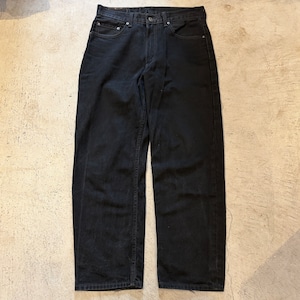 2014s LEVI'S 550 BLACK DENIM PANT